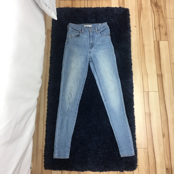 Levi’s Mile High Super Skinny light wash 25 - Picture 1 of 8